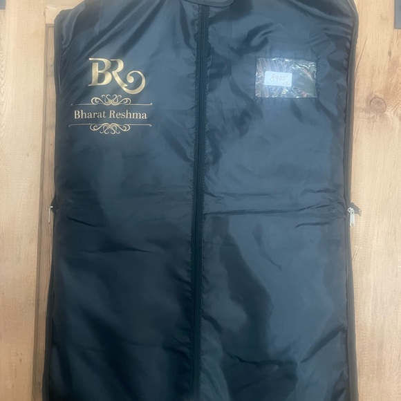 Green Custom made Designer from India Jacket with Geometric Pattern - Picture 11 of 11